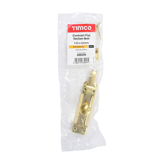 TIMCO Contract Flat Section Bolt