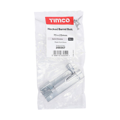 TIMCO Necked Barrel Bolt