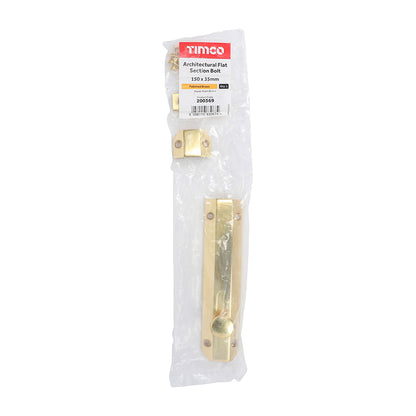 TIMCO Architectural Flat Section Bolt