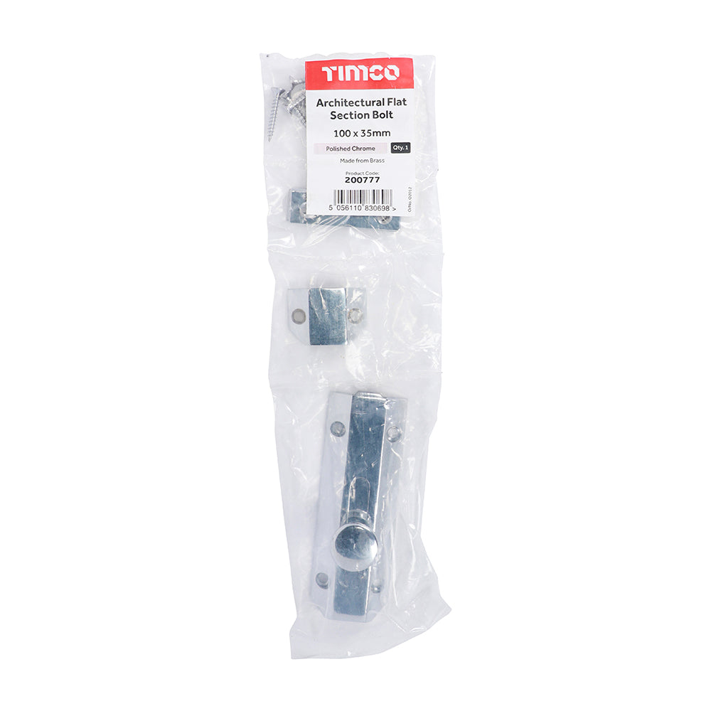 TIMCO Architectural Flat Section Bolt