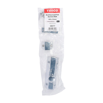 TIMCO Architectural Flat Section Bolt