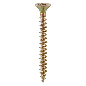 TIMCO Solo Countersunk Woodscrews - Yellow