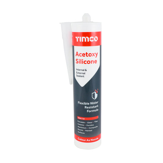 TIMCO Acetoxy Silicone Sealant - 300ml