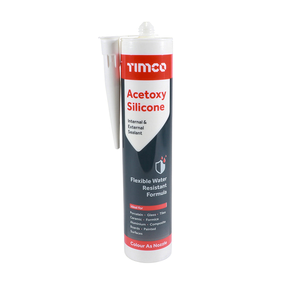 TIMCO Acetoxy Silicone Sealant - 300ml