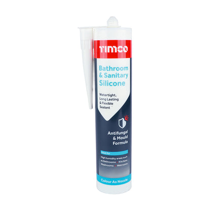 TIMCO Bathroom & Sanitary Silicone Sealant - 300ml