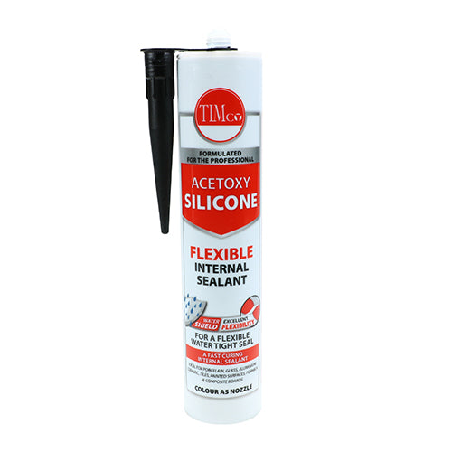 TIMCO Acetoxy Silicone Sealant - 300ml