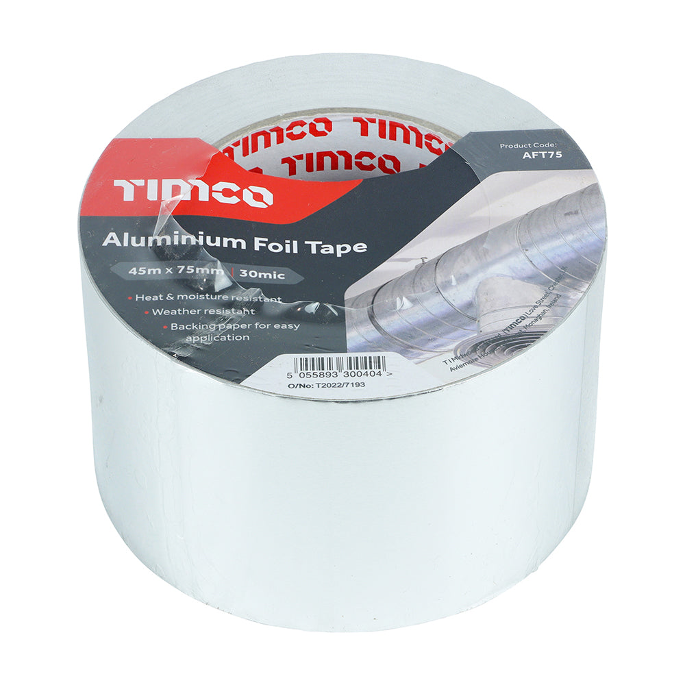 TIMCO Aluminium Foil Tape - Silver