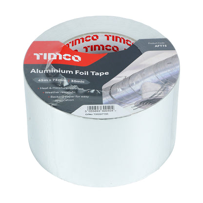 TIMCO Aluminium Foil Tape - Silver