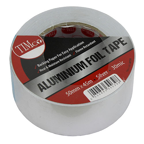 TIMCO Aluminium Foil Tape - Silver