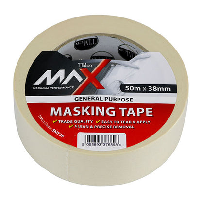 TIMCO Masking Tape Cream - 50m