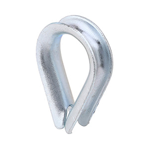 Wire Rope Thimbles - Zinc - 4mm