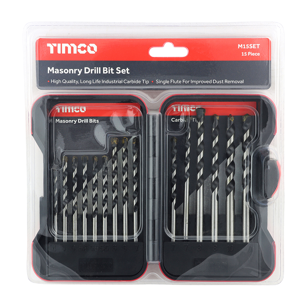 Masonry Drill Bit Set 15 pcs Product